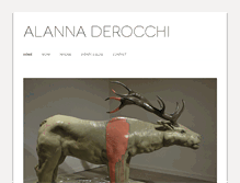 Tablet Screenshot of alannaderocchi.com